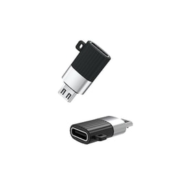 Αντάπτορας Xo Nb149-C USB-C female σε micro USB male Black