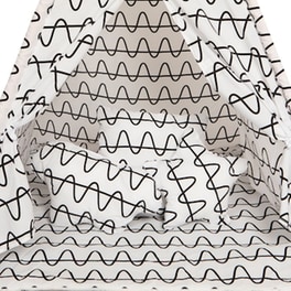 Baby Adventure Παιδική Σκηνή Teepee Black Wave (δώρο 3 Μαξιλάρια) Br75399
