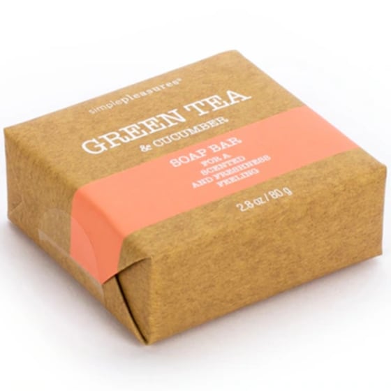 Σαπούνι Simple Pleasures Green Tea & Cucumber 80gr image 2