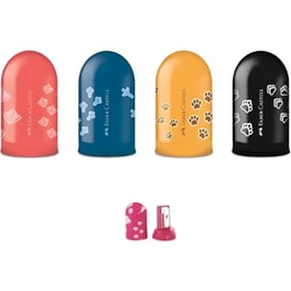 Ξύστρα Faber Castell Jelly Διάφορα Χρώματα