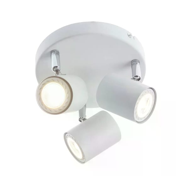 Σποτ Τρίφωτο Aca Orfeas Μεταλλικό 168 cm - Λευκό image 0