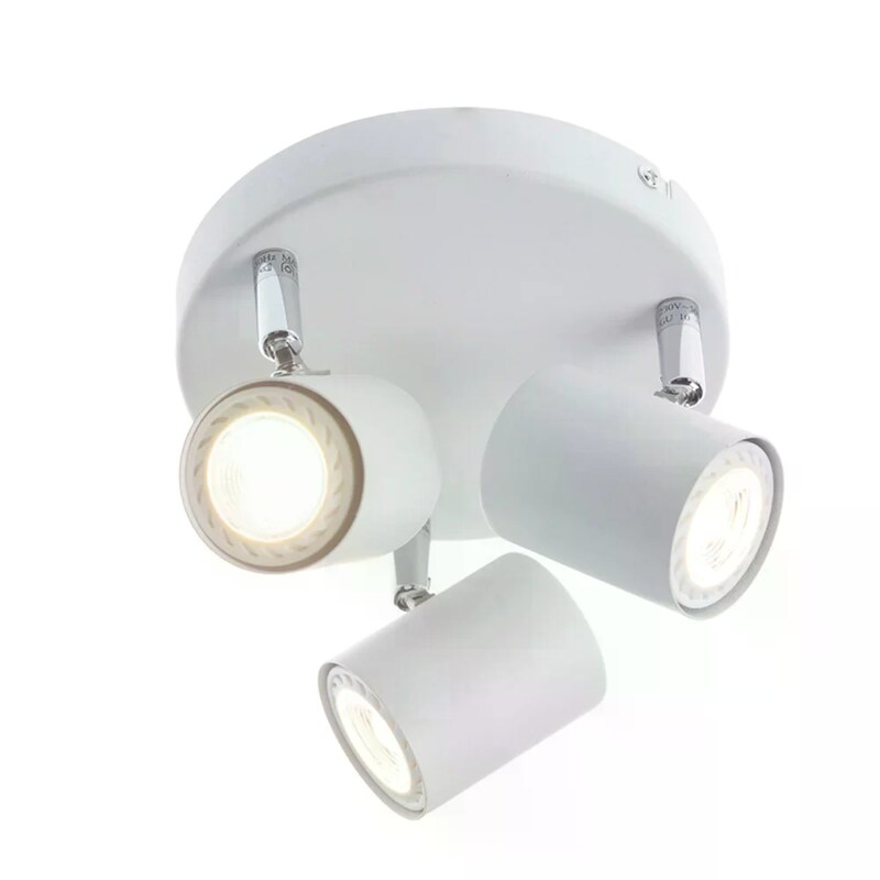 Σποτ Τρίφωτο Aca Orfeas Μεταλλικό 168 cm - Λευκό