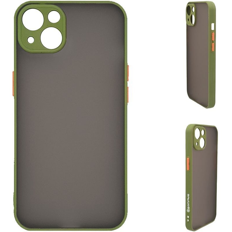 Θήκη Apple iPhone 14 Plus - Sonique Color Button Bumper - Πράσινο