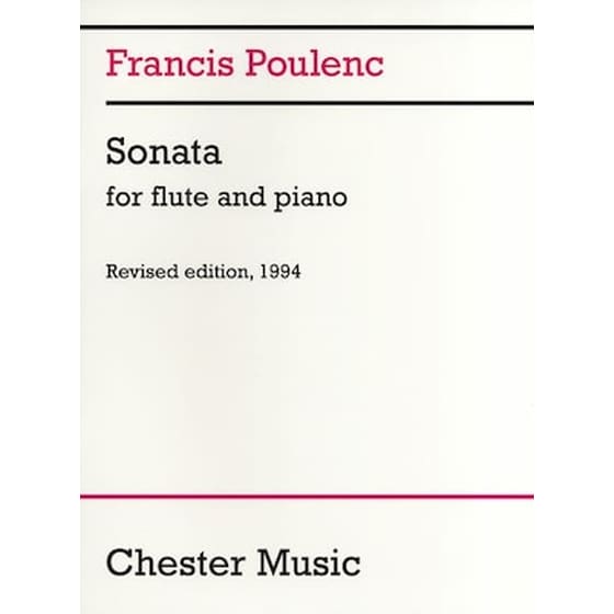 Poulenc - Sonata Flute - Piano image 0