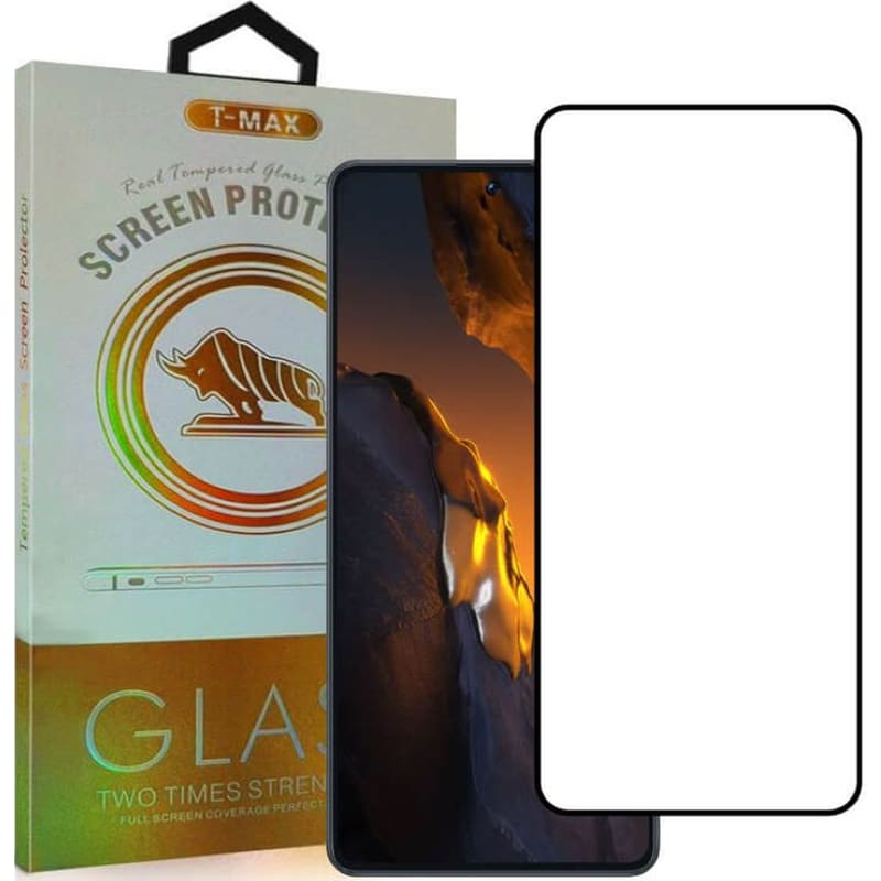 Προστατευτικό οθόνης Xiaomi Poco F5 Pro - T-Max Premium 3D Tempered Glass Full Glue Fluid Despensing 0.2mm 9H