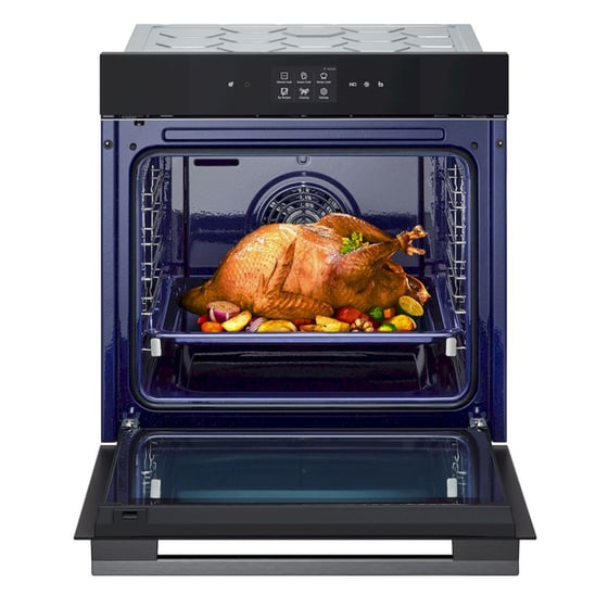 LG WSED7667M InstaView™ 76 Lt Ανθρακί Εντοιχιζόμενος Φούρνος Άνω Πάγκου image 3