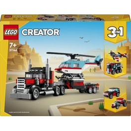 LEGO® Creator 3in1 Flatbed Truck with Helicopter (31146)