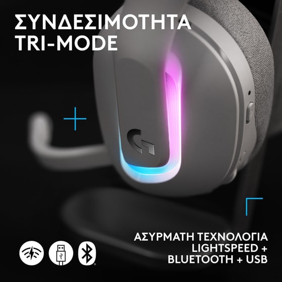Logitech G G522 LIGHTSPEED Wireless Gaming Headset  Λευκά image 4