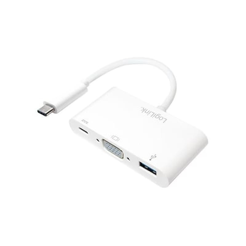 LOGILINK Αντάπτορας LogiLink USB-C Male σε USB-A / USB-C / VGA Female