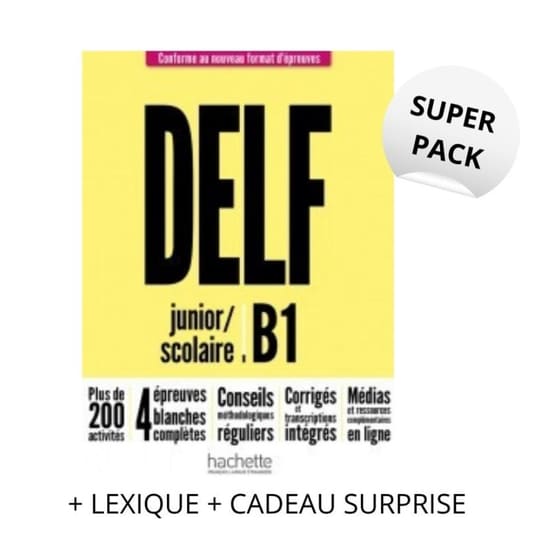 Super Pack Delf Scolaire & Junior B1 Met image 0