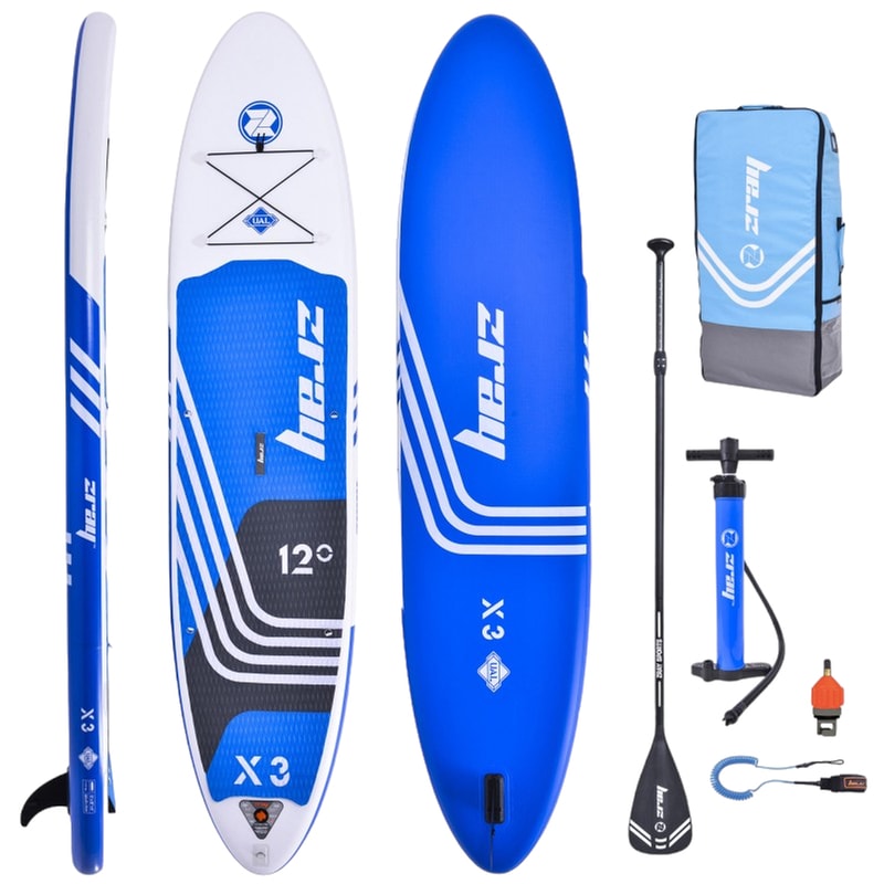 ZRAY SUP BOARDS Φουσκωτή Σανίδα SUP X-Rider ZRAY X3 Epic Package 365 x 81 cm - Μπλε