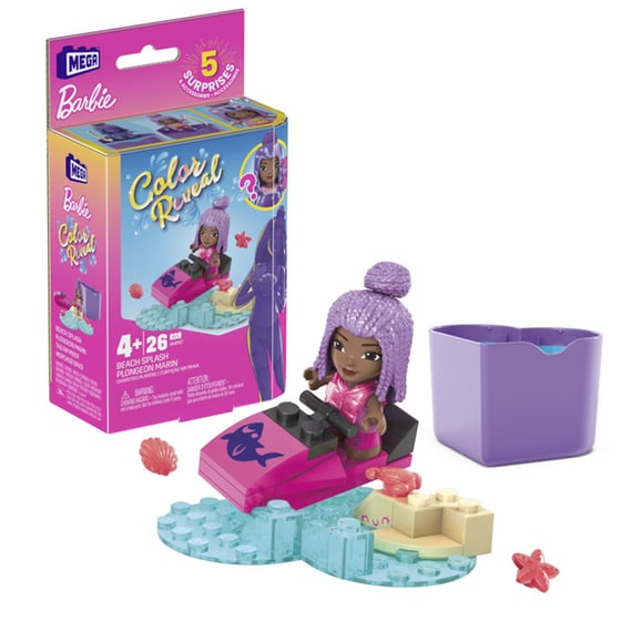 Φιγούρα MEGA Barbie Color Reveal με Αξεσουάρ image 3
