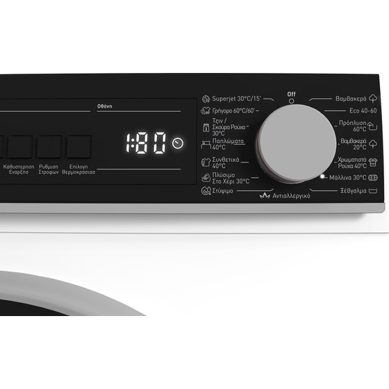 SHARP ES-NFB914AWNA-GR 9 kg 1400 Στροφές Λευκό Πλυντήριο Ρούχων image 8