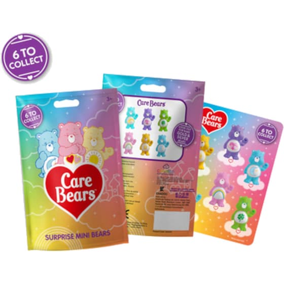 Φιγούρες Έκπληξη Care Bears Micro 2 Τμχ -  Τυχαία Επιλογή Σχεδίου 3cm image 1