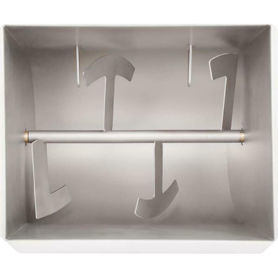 Ζυμωτήριο Κρεάτων VIDAXL 50959 με Κάδο 20 L Ασημί image 5