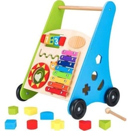 Εκπαιδευτική Περπατούρα Ecotoys Tl00011 Ξύλινη Για Μωρά 12+ Μηνών - 36.5x30.5x45.5 cm
