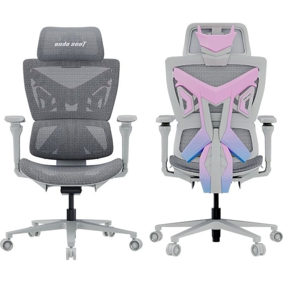 Καρέκλα Gaming/ Γραφείου Anda Seat X-Air Pro XL από Ύφασμα Mesh - Grey Twilight image 1