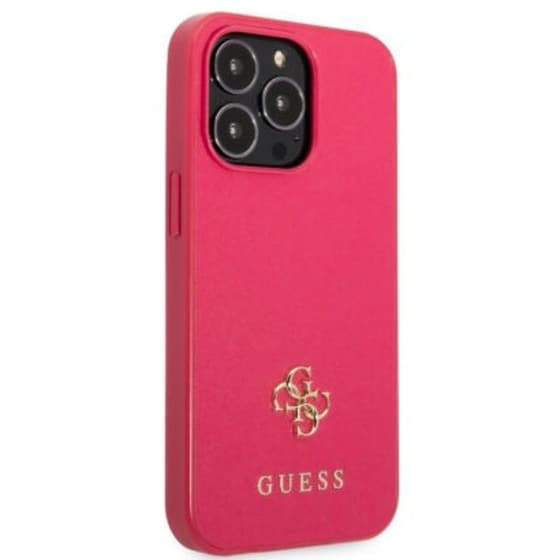 Θήκη Apple iPhone 13 Pro - Guess Small 4G Logo Collection - Φούξια image 1
