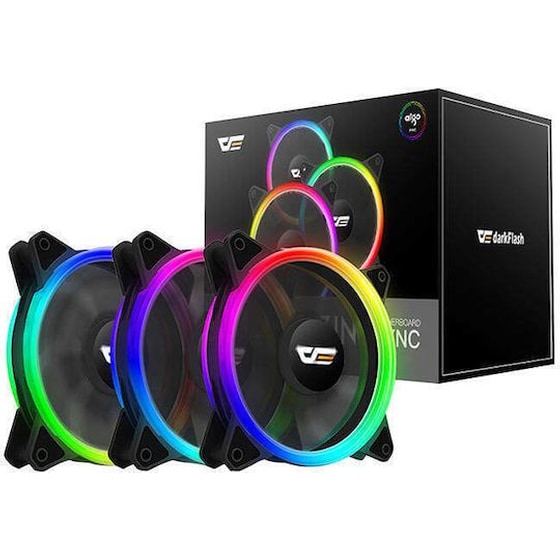 Case Fan Darkflash DR12 Pro 3-pack 120 mm ARGB image 0