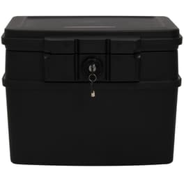 Χρηματοκιβώτιο VidaXL από Πολυπροπυλένιο 44x37x34 cm - Μαύρο