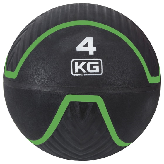 Μπάλα Wall Amila από Λάστιχο 4 kg 35 cm - Μαύρη/Πράσινη image 0