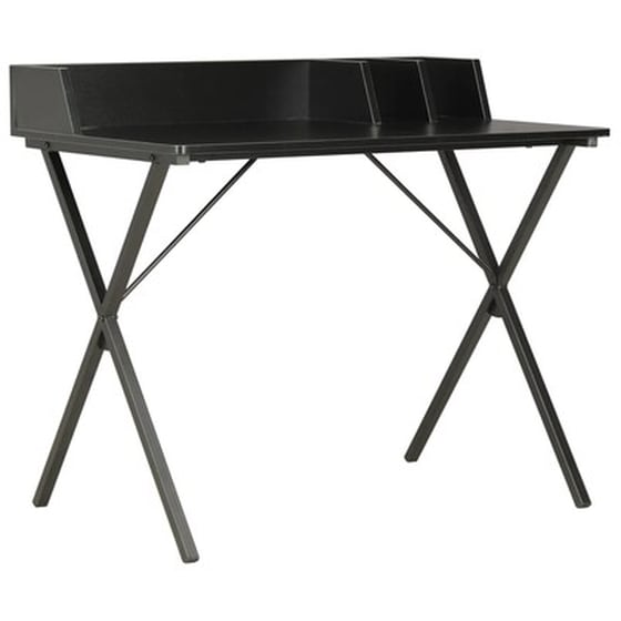 Γραφείο Μελέτης VidaXL από Μοριοσανίδα 80x50cm - Μαύρο image 1