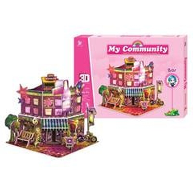 Charmland Πάζλ Τρισδιάστατο μy Community Y18x20x20εκ. 27 Τεμαχίων