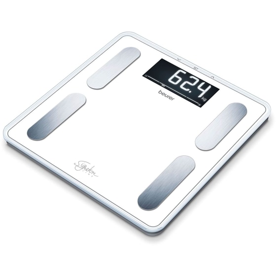 Ψηφιακή Ζυγαριά Σώματος Beurer BF 400 Glass Diagnostic Λευκό image 1