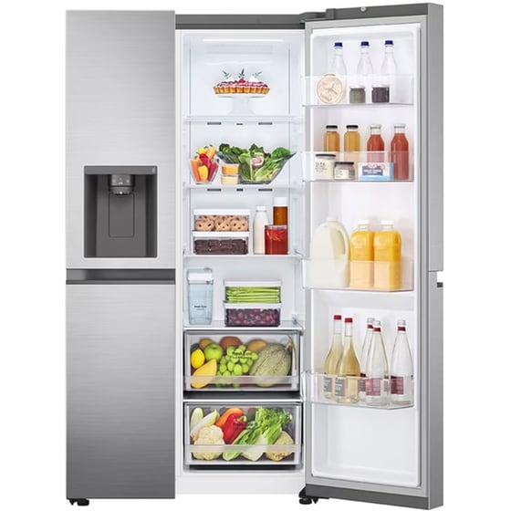 LG GSLV51PZXE Total No Frost 635 Lt Ασημί Ψυγείο Ντουλάπα image 10