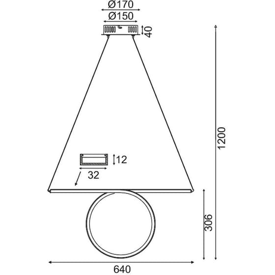 Φωτιστικό Οροφής Μονόφωτο Led Aca Zero Hm98ledp64ch από Αλουμίνιο - Ασημί image 1