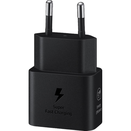 Φορτιστής Πρίζας Samsung Power Adapter USB-C 25W με Καλώδιο - Μαύρο image 2