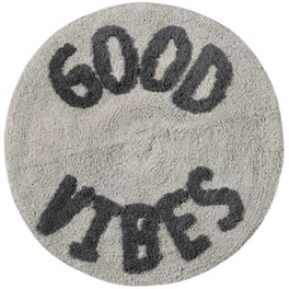 Πατάκι Μπάνιου Das Home Bathmats 0682 Στρογγυλό από Βαμβάκι Φ60 cm - Γκρι