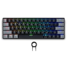 Spartangear Pegasus 2 Ασύρματο Gaming Πληκτρολόγιο Μαύρο (US)