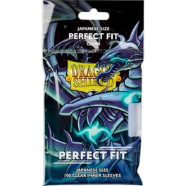 Dragon Shield Japanese Size Perfect Fit Inner Sleeves Clear Qyonshi (100 Sleeves)