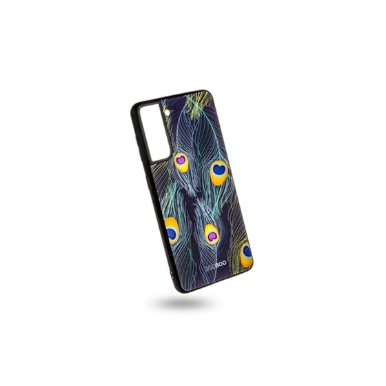 Θήκη Samsung Galaxy S21 - Egoboo Case Glass TPU - Peacock image 0