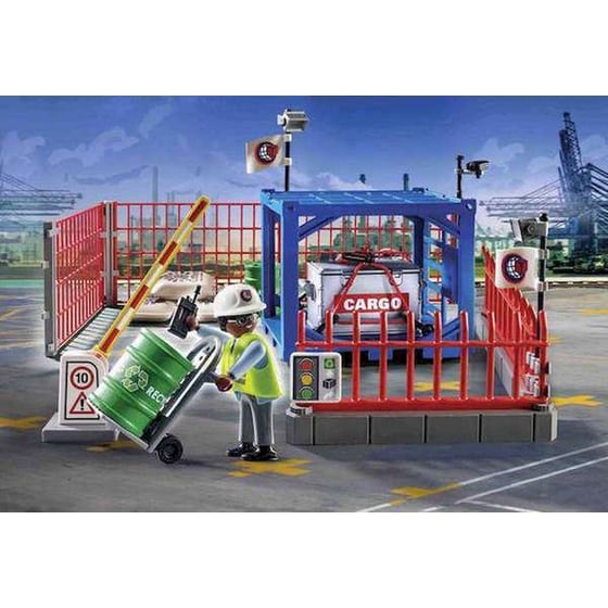PLAYMOBIL® City Action Σταθμός Cargo (70773) image 4