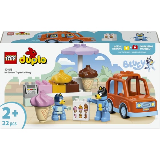 LEGO® DUPLO® Bluey Βόλτα για Παγωτό με τη Μπλούι (10458) image 0