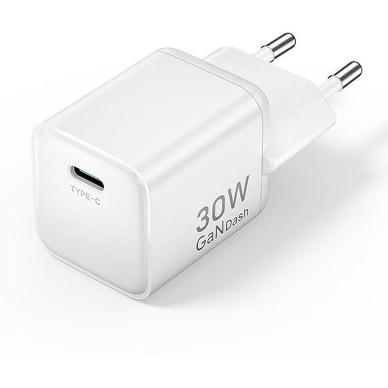 Φορτιστής Πρίζας Vention FCIW0-EU GAN ISB-C 30W - λευκό