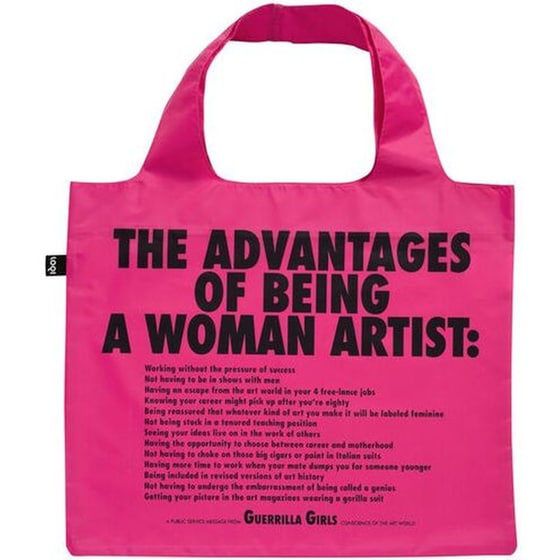 Τσταντα&nbsp;Αναδιπλούμενη Loqi&nbsp;Guerrilla&nbsp;Girls&nbsp;Woman&nbsp;Artist image 1