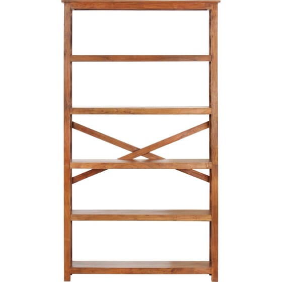 Βιβλιοθήκη VidaXL από Μασίφ Ξύλο Ακακίας 100x180 cm - Μελί image 2