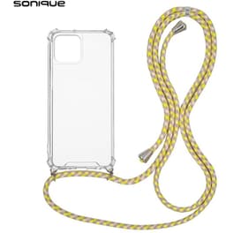 Θήκη Apple iPhone 15 - Sonique Armor Clear Με Κορδόνι - Πολύχρωμο