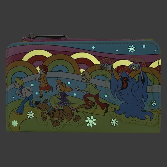 Πορτοφόλι Loungefly - Scooby Doo - Psychedelic Monster Chase Gitd Flap Wallet (SBDWA0005) image 2