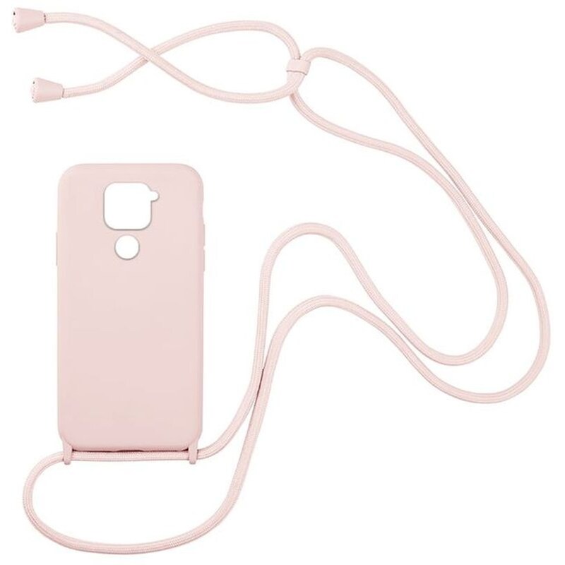 Θήκη Xiaomi Redmi Note 9 - Sonique Carryhang Με Κορδόνι - Ροζ