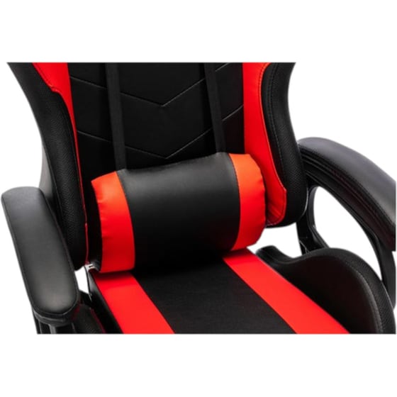 Καρέκλα Gaming Aria Trade Δερματίνης - Μαύρη/Κόκκινη image 2
