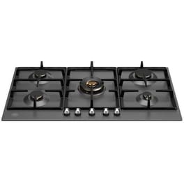 BERTAZZONI P905CHERNE(GPL) 90 cm Μαύρο Εστία Υγραερίου Αυτόνομη