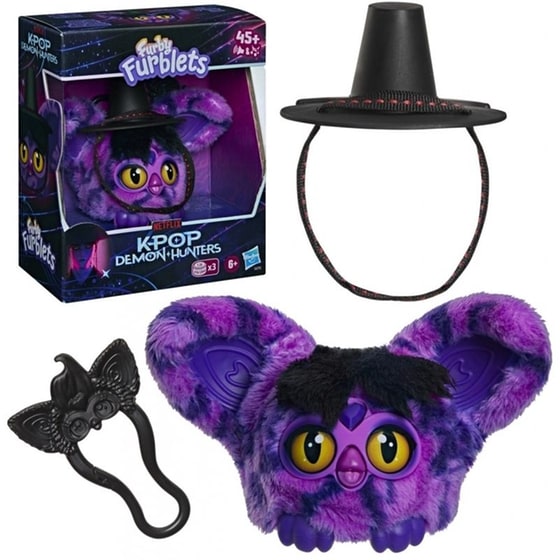 Λούτρινο Hasbro Furby Furblets: K-Pop Demon Hunters - Saja Boy Demon image 1