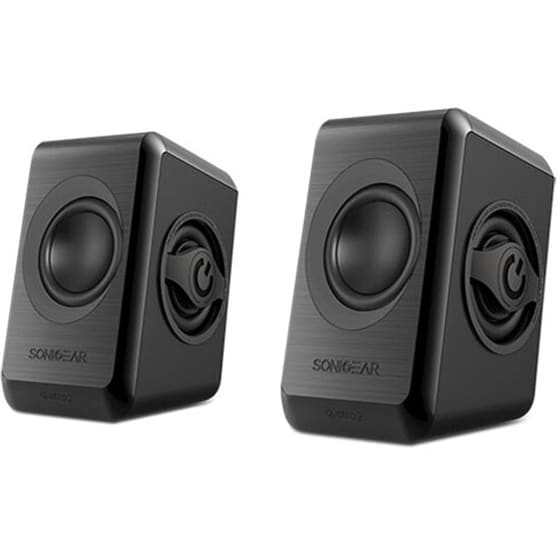Ηχεία 2.0 SonicGear QUATRO2BCG Μαύρο, Γκρι image 0