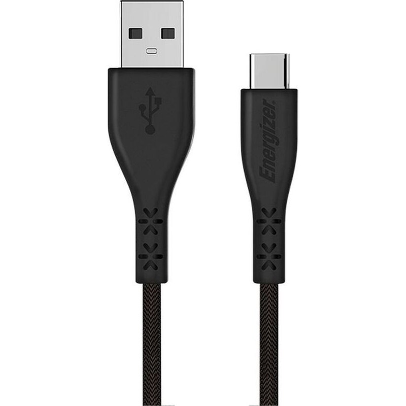 ENERGIZER Energizer C410cgbk Καλώδιο USB-C2.0 Lifetime Warranty 1.2m - Μαύρο