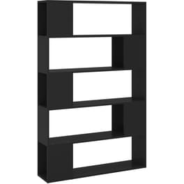 Ραφιέρα VidaXL από Μοριοσανίδα 100x24x155 cm - Μαύρο