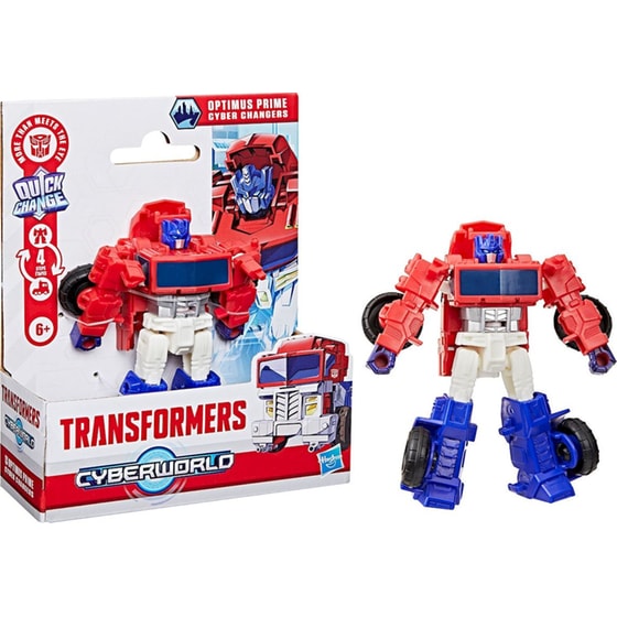Hasbro Φιγούρα Transformers Cyberworld Cyber Changers Quick Change 1 Τμχ - Τυχαία Επιλογή Σχεδίου (G07465) image 10